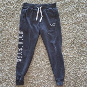 Dark Grey Hollister Joggers men’s, extra small